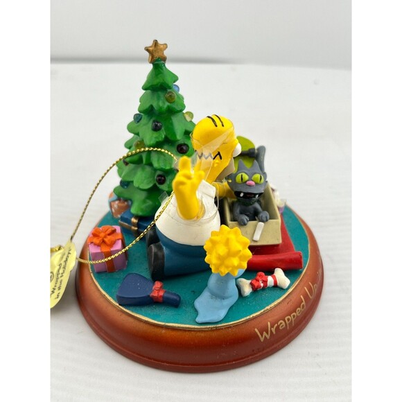 THE SIMPSONS Bradford Christmas Ornament Illuminated Wrapped up in the Holidays - Picture 2 of 9